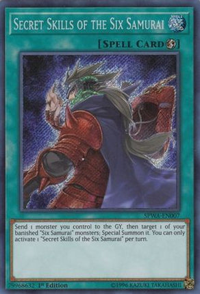 Secret Skills of the Six Samurai (Secret Rare) [SPWA-EN007] 1st Edition