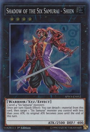 Shadow of the Six Samurai - Shien (Super Rare) [SPWA-EN012] 1st Edition