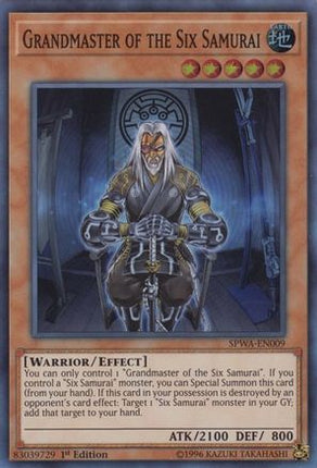 Grandmaster of the Six Samurai (Super Rare) [SPWA-EN009] 1st Edition