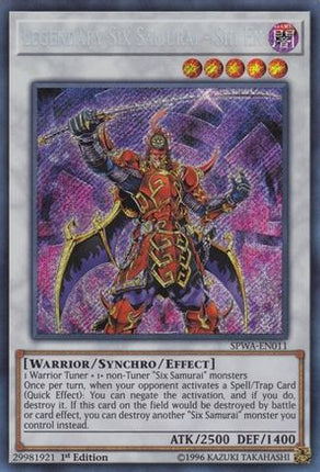 Legendary Six Samurai - Shi En (Secret Rare) [SPWA-EN011] 1st Edition