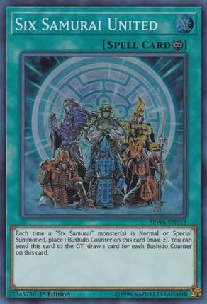 Six Samurai United (Super Rare) [SPWA-EN013] 1st Edition