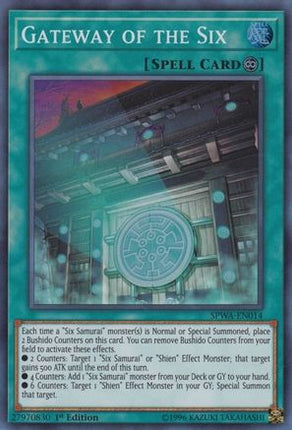 Gateway of the Six (Super Rare) [SPWA-EN014] 1st Edition