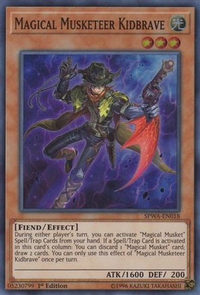 Magical Musketeer Kidbrave (Super Rare) [SPWA-EN018] 1st Edition