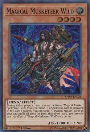 Magical Musketeer Wild (Super Rare) [SPWA-EN021] 1st Edition