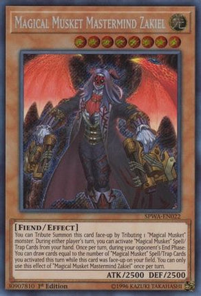 Magical Musket Mastermind Zakiel (Secret Rare) [SPWA-EN022] 1st Edition
