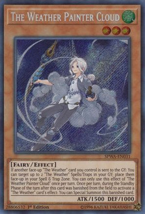 The Weather Painter Cloud (Secret Rare) [SPWA-EN031] 1st Edition