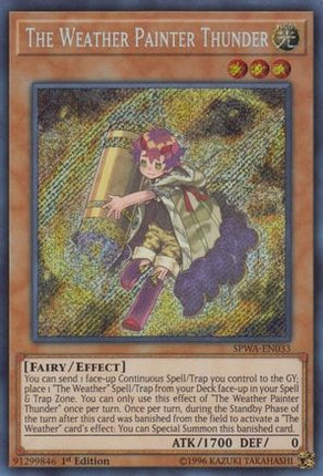 The Weather Painter Thunder (Secret Rare) [SPWA-EN033] 1st Edition