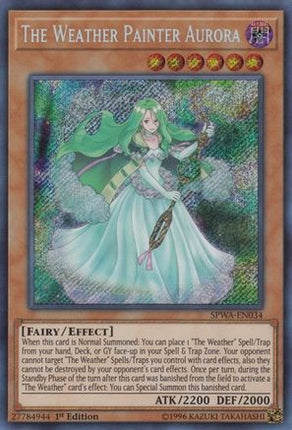 The Weather Painter Aurora (Secret Rare) [SPWA-EN034] 1st Edition