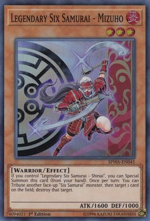 Legendary Six Samurai - Mizuho (Super Rare) [SPWA-EN045] 1st Edition