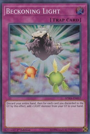 Beckoning Light (Super Rare) [SPWA-EN057] 1st Edition