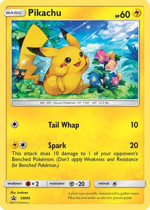 Pikachu - SM86 - SM86/null [SM Promos] Holofoil