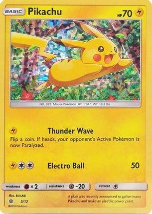 Pikachu - 5/12 [McDonald's Promos 2017] Holofoil