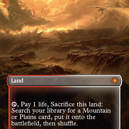 Arid Mesa (Borderless) (Dragonscale Foil) [Special Guests] Foil
