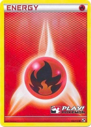 Fire Energy - 106/114 (Play! Pokemon) [League & Championship Cards] Holofoil