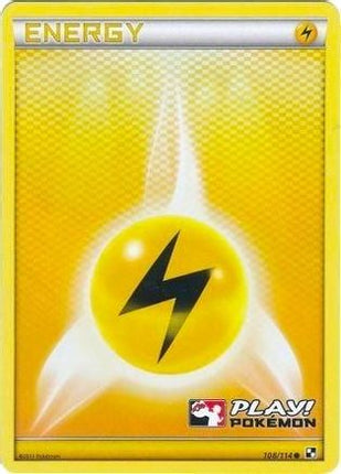 Lightning Energy - 108/114 (Play! Pokemon) [League & Championship Cards] Holofoil
