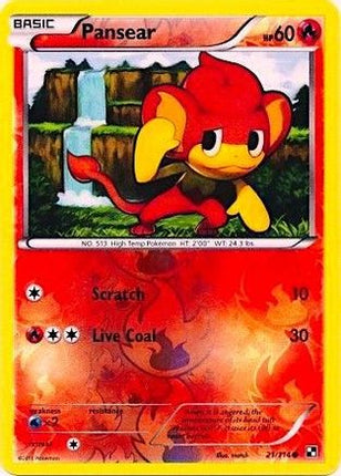 Pansear - 21/114 (Energy Holo) [Miscellaneous Cards & Products] Reverse Holofoil