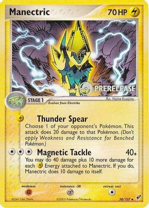 Manectric - 38/107 (Prerelease) [Nintendo Promos]