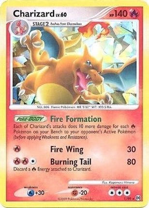 Charizard - 1/99 (Cracked Ice Holo) [Miscellaneous Cards & Products] Holofoil