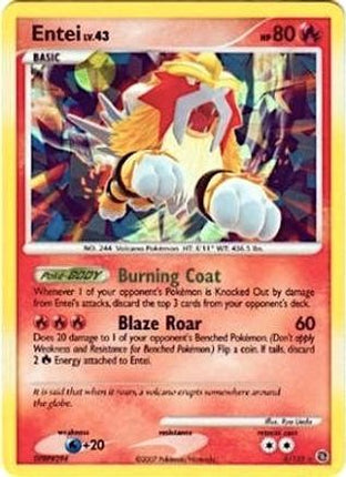 Entei - 4/132 (Cracked Ice Holo) [Miscellaneous Cards & Products] Holofoil