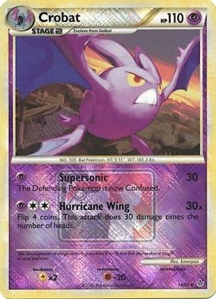 Crobat - 14/95 (League Promo) [League & Championship Cards] Reverse Holofoil