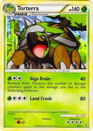 Torterra - 10/95 (Cracked Ice Holo) [League & Championship Cards] Holofoil