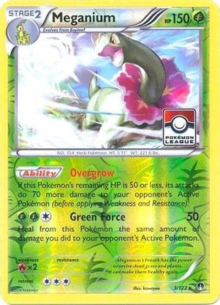 Meganium - 3/122 (Pokemon League) [League & Championship Cards] Reverse Holofoil