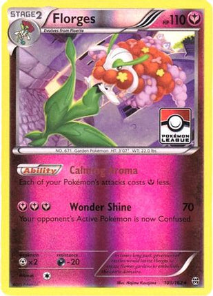 Florges - 103/162 (Pokemon League) [League & Championship Cards] Reverse Holofoil