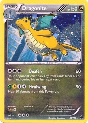 Dragonite - 83/116 (Cosmos Holo) [Blister Exclusives] Holofoil
