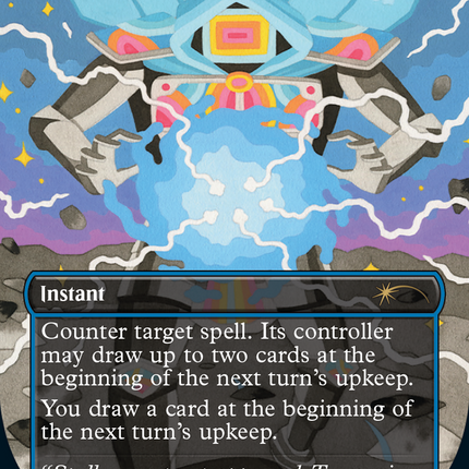 Arcane Denial (Borderless) [Secret Lair Drop]