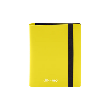 Ultra Pro Eclipse 2-Pocket Binder - Lemon Yellow