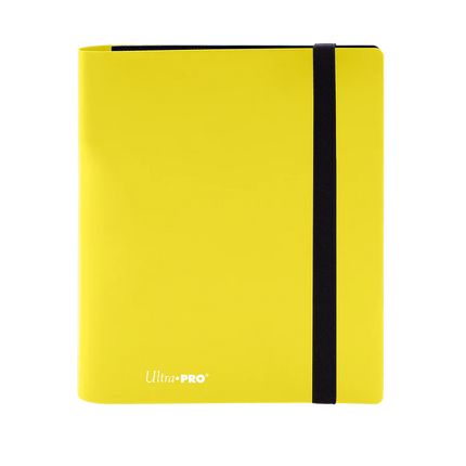 Ultra Pro Eclipse 4-Pocket Binder - Lemon Yellow