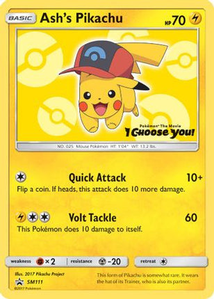 Ash's Pikachu - SM111 - SM111/null [SM Promos]