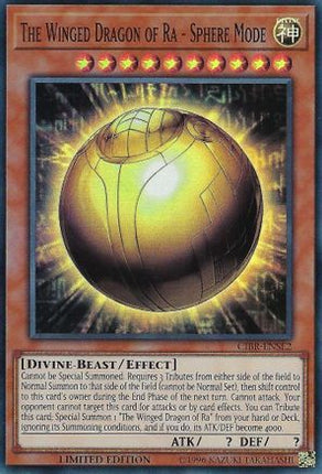 The Winged Dragon of Ra - Sphere Mode (Super Rare) [CIBR-ENSE2] Limited