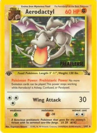 Aerodactyl (Prerelease) - 1/null [WoTC Promo] 1st Edition Holofoil