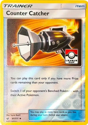 Counter Catcher - 91/111 (League Cup) [League & Championship Cards] Reverse Holofoil