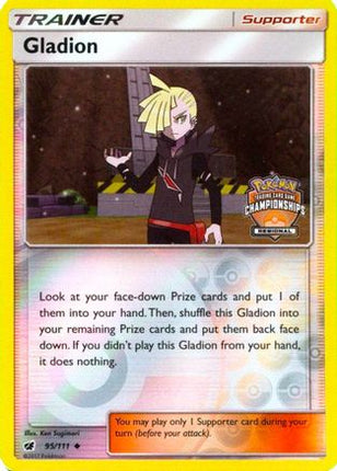Gladion - 95/111 (Regional Championships) [League & Championship Cards] Reverse Holofoil