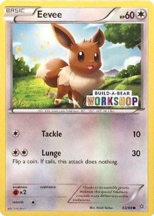 Eevee - 63/98 (Build-A-Bear Workshop Exclusive) [Miscellaneous Cards & Products]