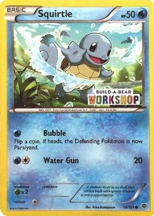 Squirtle - 14/101 (Build-A-Bear Workshop Exclusive) [Miscellaneous Cards & Products]