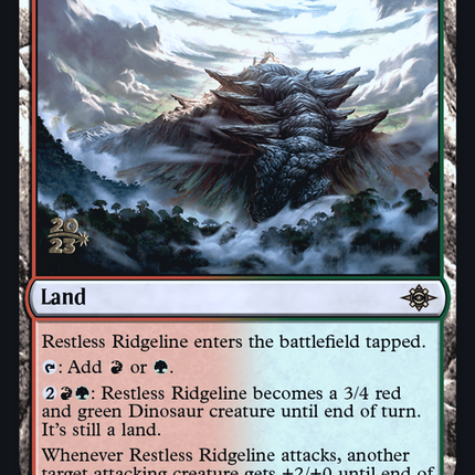 Restless Ridgeline [The Lost Caverns of Ixalan Promos] Prerelease Foil