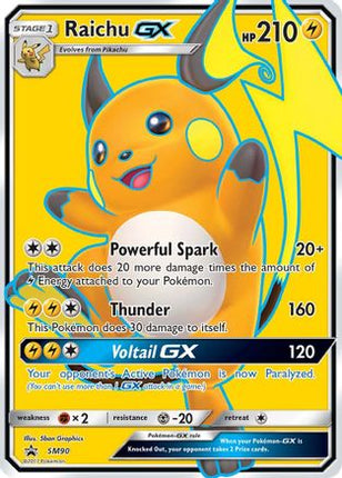 Raichu GX - SM90 - SM90/null [SM Promos] Holofoil