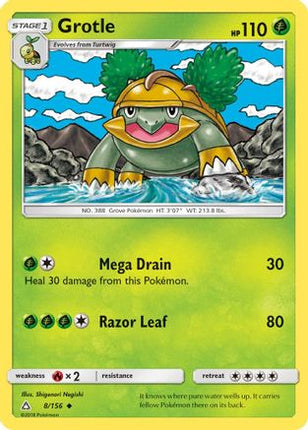 Grotle - 8/156 [SM - Ultra Prism] Reverse Holofoil