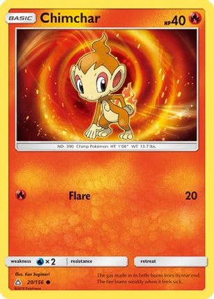 Chimchar (20) - 20/156 [SM - Ultra Prism]