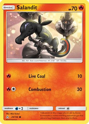 Salandit - 25/156 [SM - Ultra Prism] Reverse Holofoil