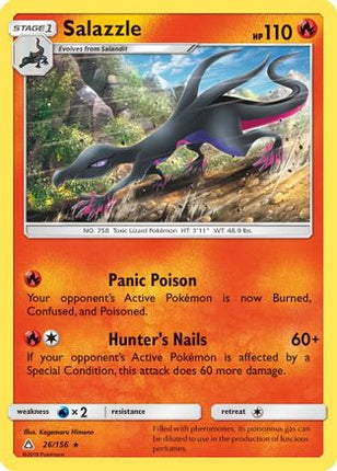 Salazzle - 26/156 [SM - Ultra Prism] Reverse Holofoil