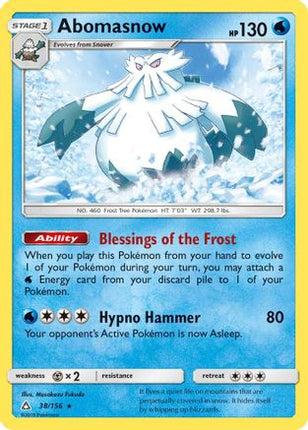 Abomasnow - 38/156 [SM - Ultra Prism] Reverse Holofoil