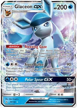 Glaceon GX - 39/156 [SM - Ultra Prism] Holofoil