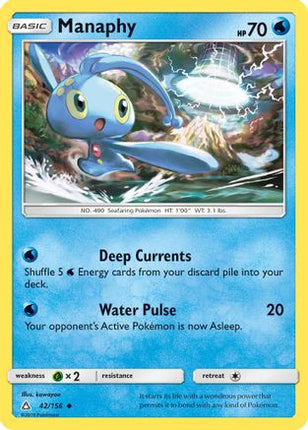 Manaphy - 42/156 [SM - Ultra Prism] Reverse Holofoil