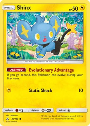 Shinx (45) - 45/156 [SM - Ultra Prism] Reverse Holofoil
