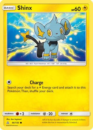 Shinx (46) - 46/156 [SM - Ultra Prism] Reverse Holofoil