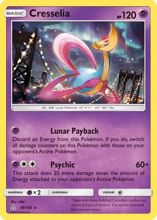 Cresselia - 59/156 [SM - Ultra Prism] Reverse Holofoil